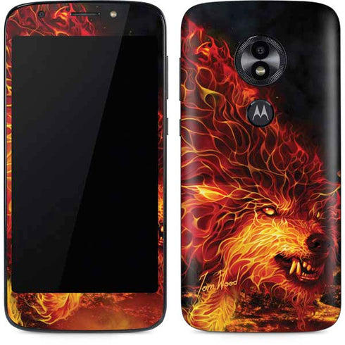 Tom Wood Fire Stalker Wolf Moto E5 Play Skin